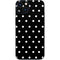 Black and White Polka Dots iPhone 13 Skin